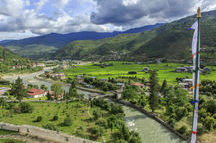 Wonderful Paro valley in Bhutan Wonderful Paro valley in Bhutan